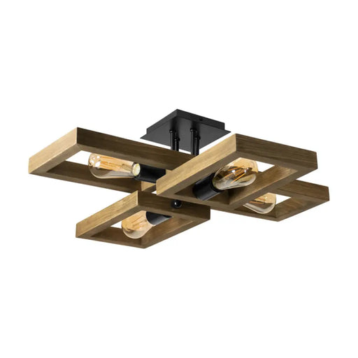 ПЛАФОН 4XE27 ОРЕХ LIGHTSTYLE ТИЕРА