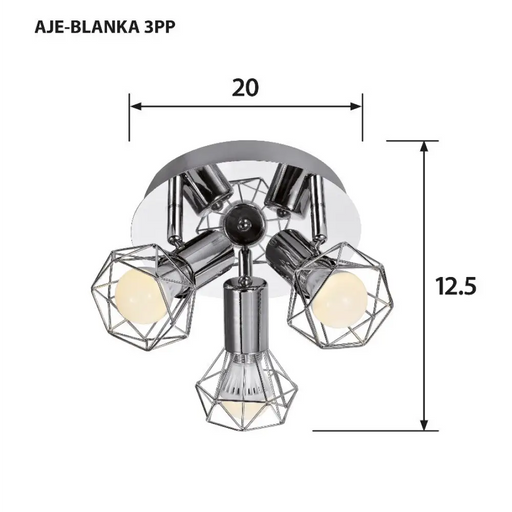 Плафон Activejet AJE-BLANKA 3PP