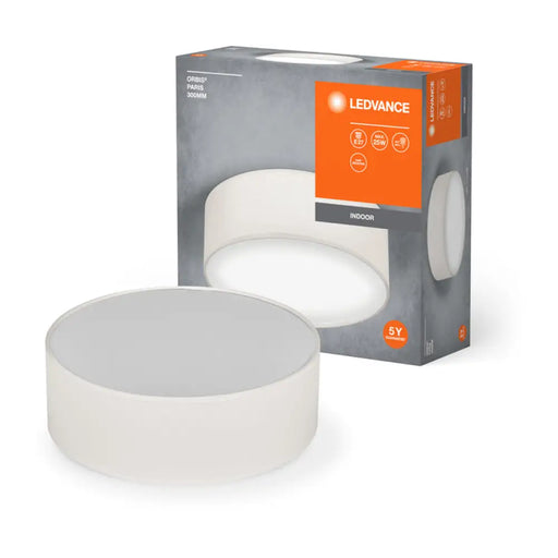 ПЛАФОН E27 30CM БЯЛ LEDVANCE PARIS