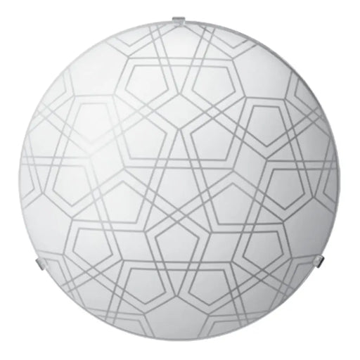 ПЛАФОН ТРИАДА Ø300 БЯЛ МАТ 60 W