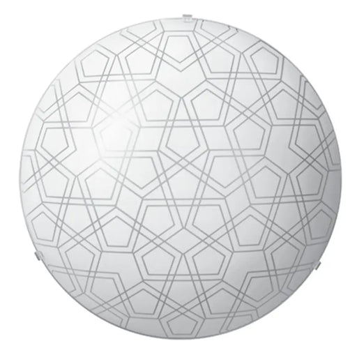 ПЛАФОН ТРИАДА Ø400 БЯЛ МАТ 60 W