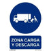 Плакат Archivo 2000 ’ZONA CARGA Y DESCARGA’ полипропилен 32