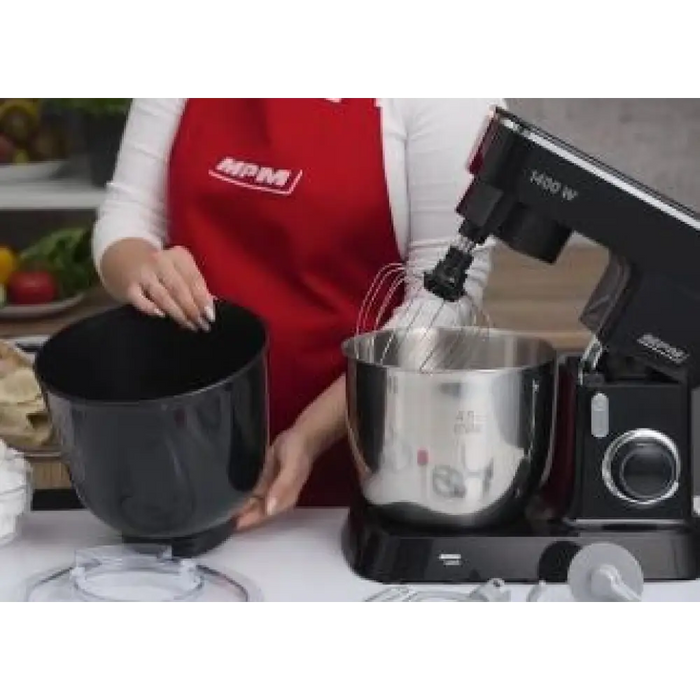 Планетарно миксер 1400W с две купи 4,5 и 5 литра MPM MRK-25