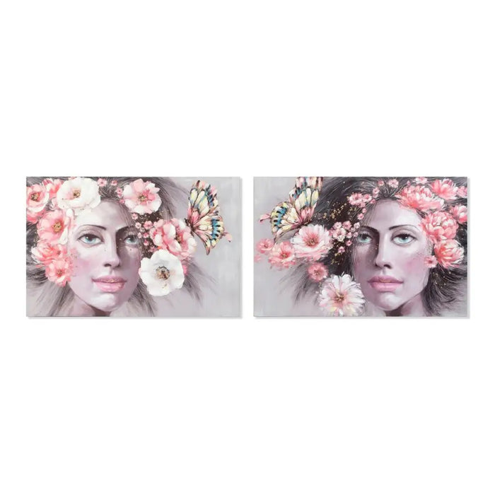 Пластно DKD Home Decor Girl Пластно Дървен MDF 120 x 3 x 80