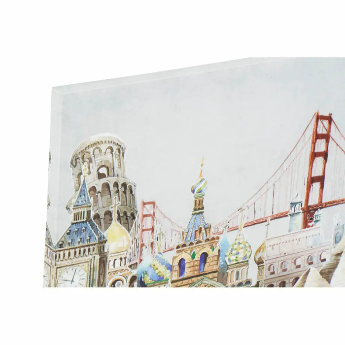 Пластно DKD Home Decor Пластно Дървен MDF 90 x 2 x 30 cm