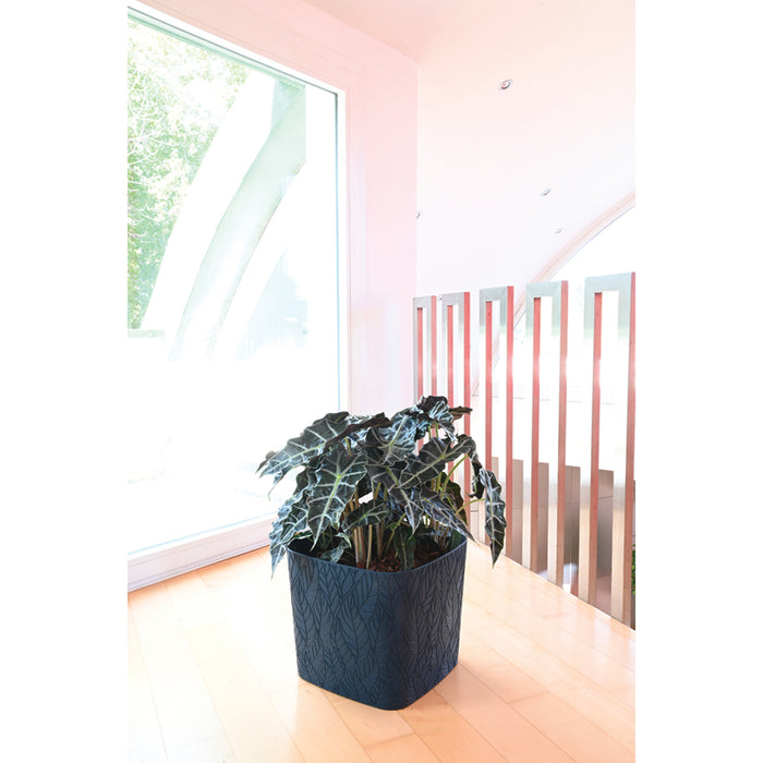 ПЛАСТМАСОВА КАШПA 29X29CM PLASTECNIC LEAF QUADRO 30