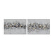 Пластно DKD Home Decor Пластно Дървен MDF 120 x 2,8 x 80 cm