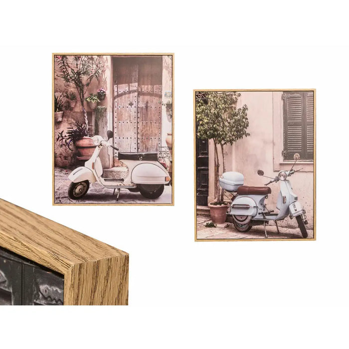 Пластно Gift Decor Син Зелен Сив Vespa 40 x 3 x 50 cm (6