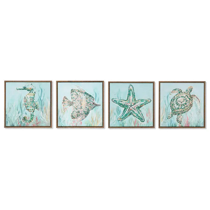 Пластно Home ESPRIT полистирен Пластно 30 x 3,5 x 30 cm
