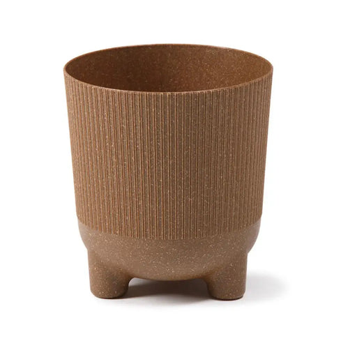 ПЛАСТМАСОВА КАШПА Ф18CM LAMELA ARIA ECO WOOD