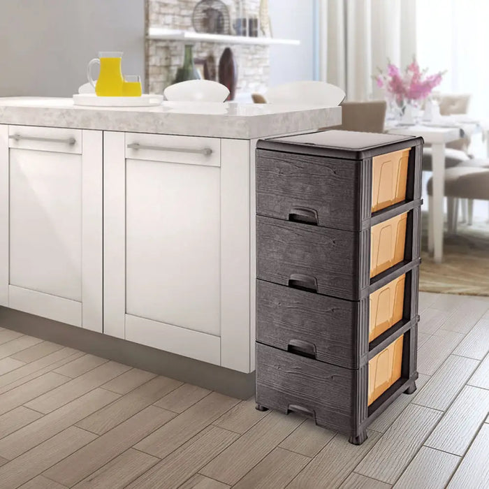 ПЛАСТМАСОВ ШКАФ 4 НИВА 37.5 X 43 X 89.5 CM EMIR