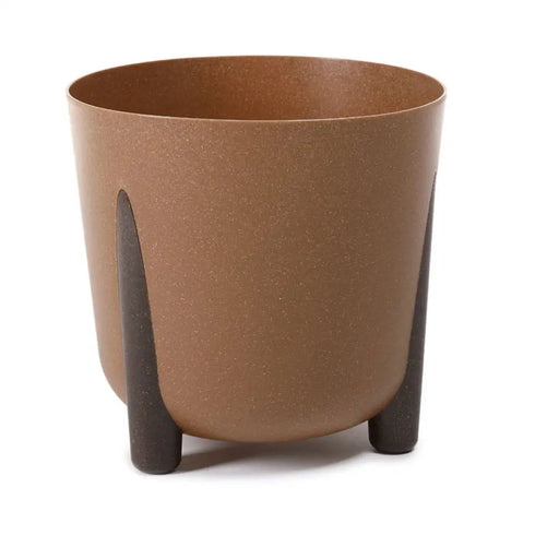 ПЛАСТМАСОВА КАШПА Ф34CM LAMELA FRIDA ECO WOOD