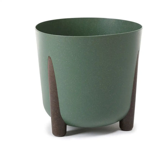 ПЛАСТМАСОВА КАШПА Ф34CM LAMELA FRIDA ECO WOOD