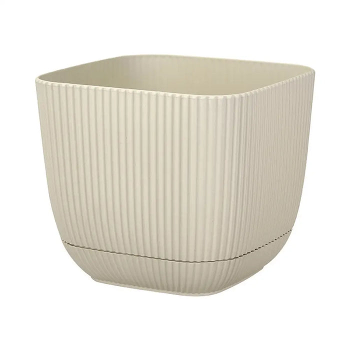 ПЛАСТМАСОВА САКСИЯ БЕЖ 11x11x9cm