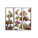 Пластно DKD Home Decor 3 Части Тропически Лист на растение