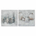 Пластно DKD Home Decor Бор Пластно 100 x 2,8 x 100 cm