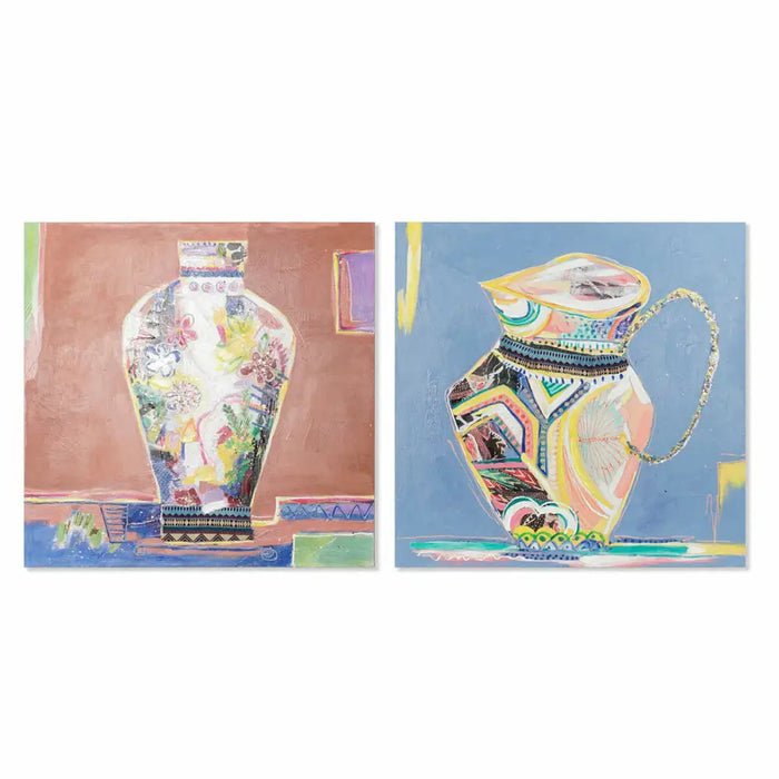 Пластно DKD Home Decor Бор Пластно 80 x 2,8 x 80 cm