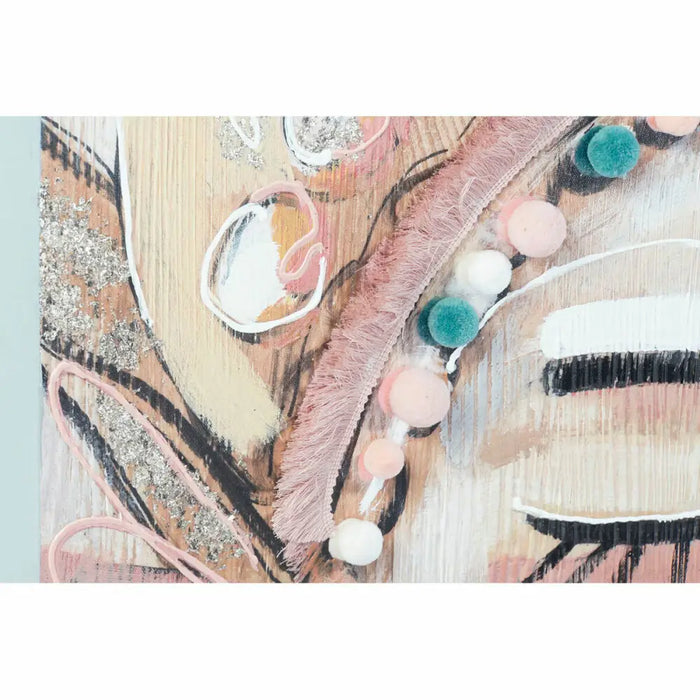 Пластно DKD Home Decor Бор Пластно 90 x 3,7 x 90 cm