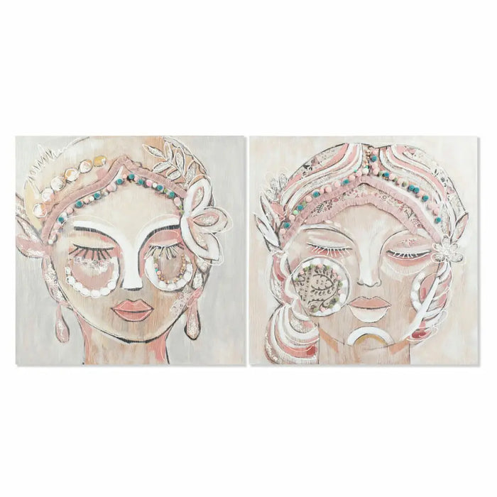 Пластно DKD Home Decor Бор Пластно 90 x 3,7 x 90 cm
