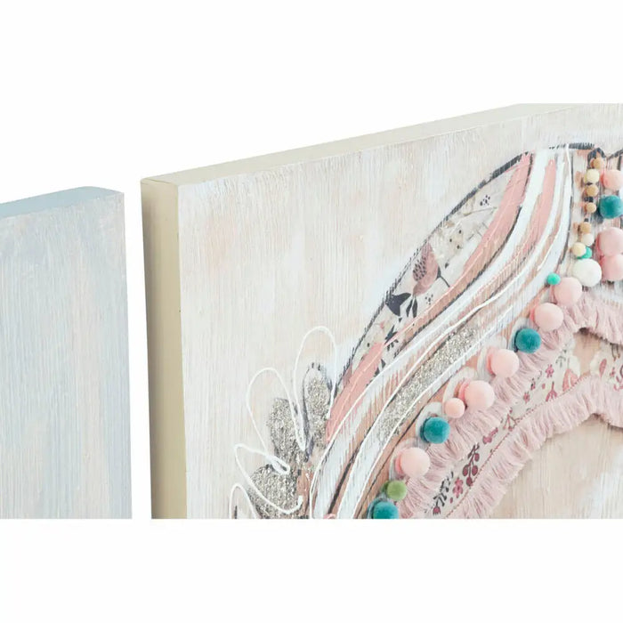 Пластно DKD Home Decor Бор Пластно 90 x 3,7 x 90 cm