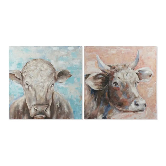 Пластно DKD Home Decor Caw Бор Пластно 100 x 3,5 x 100 cm