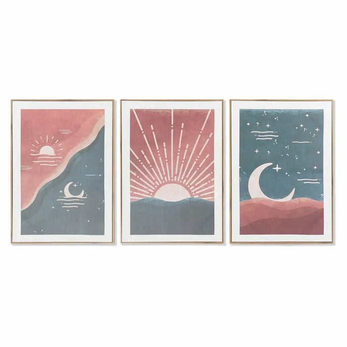 Пластно DKD Home Decor Пластно Дървен MDF 50 x 3 x 70 cm