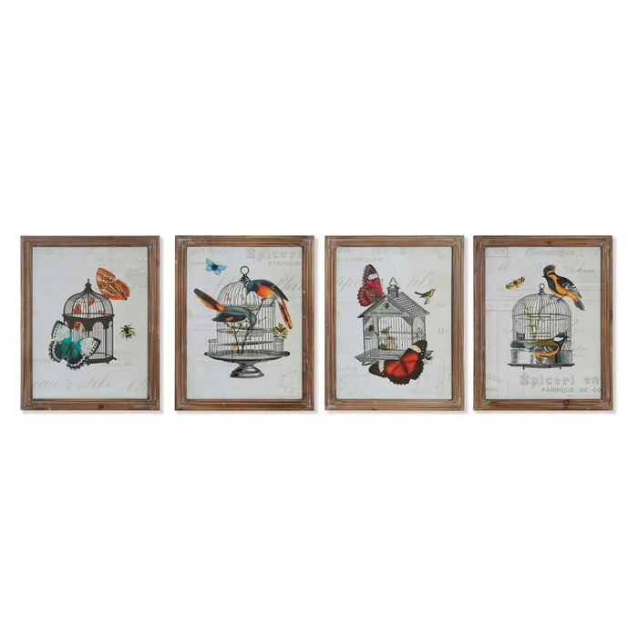 Пластно DKD Home Decor Дървен Пластно 34 x 2 x 44 cm