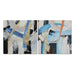 Пластно DKD Home Decor Пластно Дървен MDF 100 x 2,5 x 100