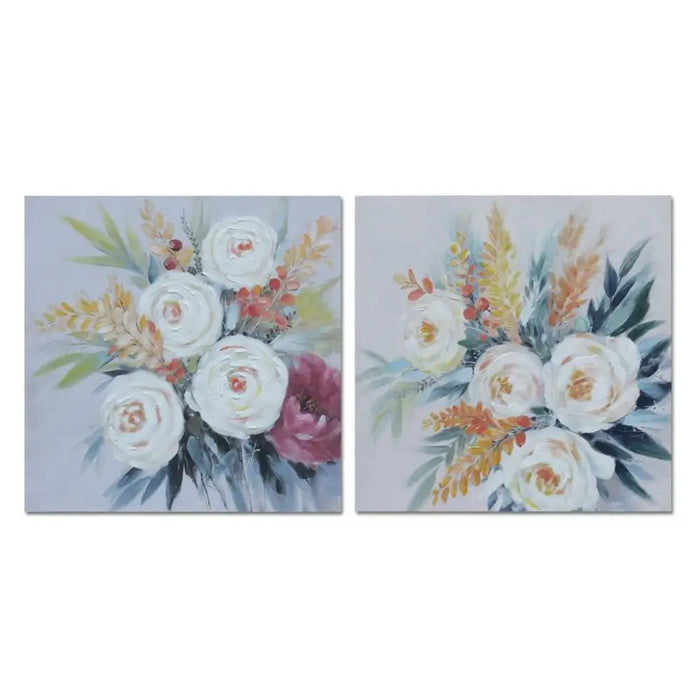Пластно DKD Home Decor Пластно Дървен MDF 80 x 2,8 x 80 cm