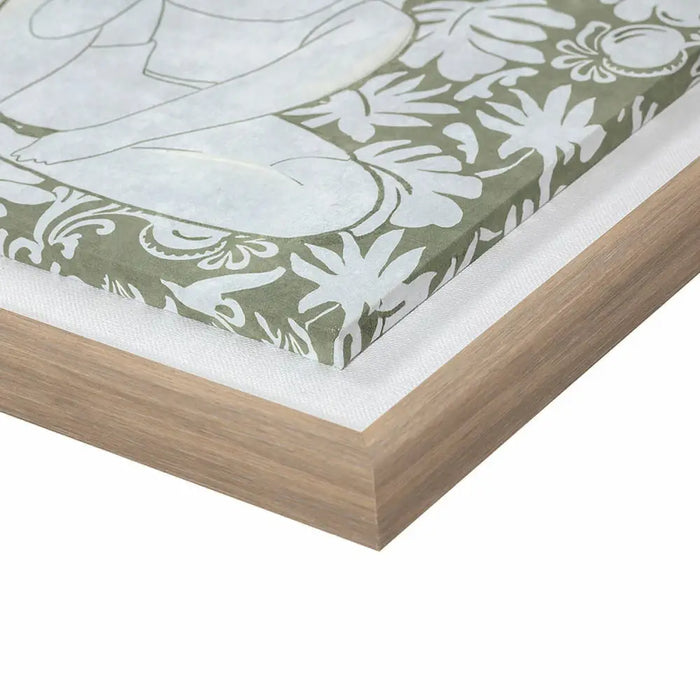 Пластно DKD Home Decor Кристал Пластно Дървен MDF 42 x 3 x