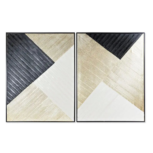 Пластно DKD Home Decor Модерен Геометричен (93 x 3,5 x 123