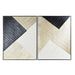 Пластно DKD Home Decor Модерен Геометричен (93 x 3,5 x 123