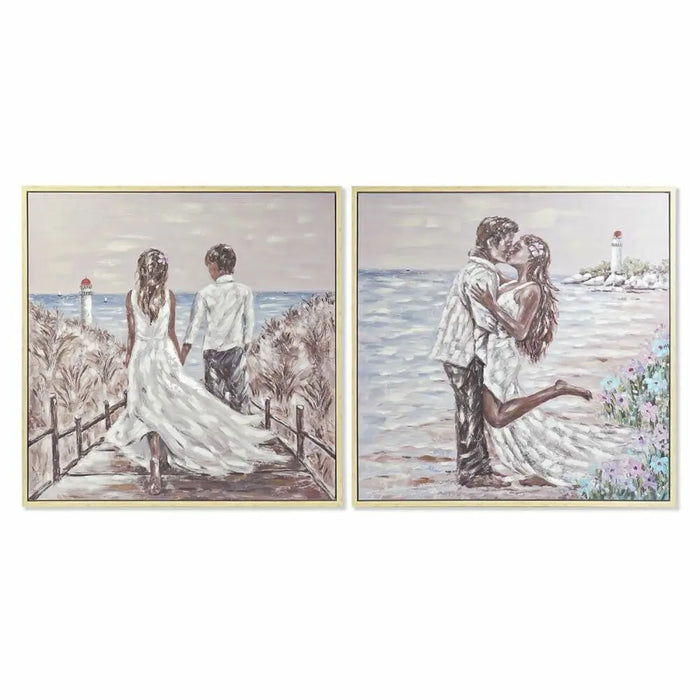 Пластно DKD Home Decor полистирен Пластно 100 x 4 x 100 cm