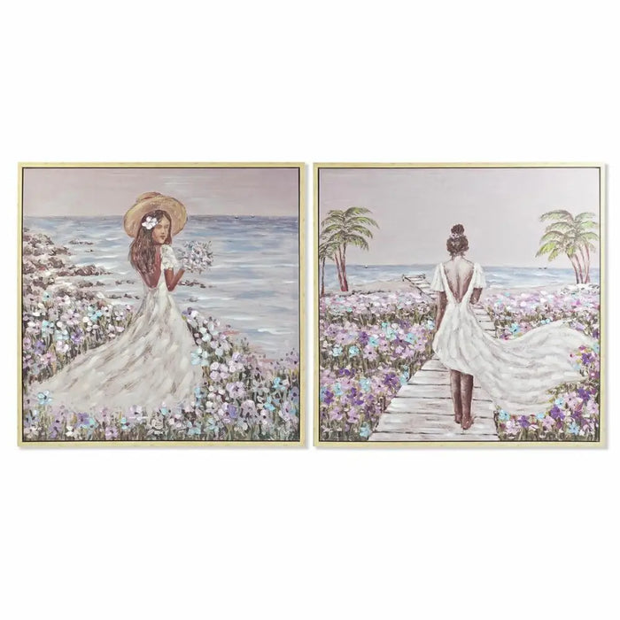 Пластно DKD Home Decor полистирен Пластно 100 x 4 x 100 cm
