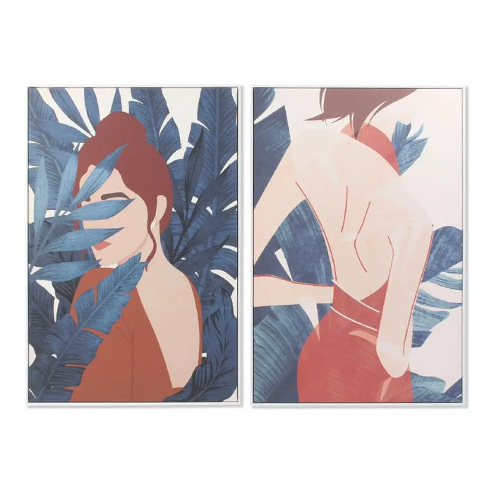 Пластно DKD Home Decor Woman полистирен Пластно