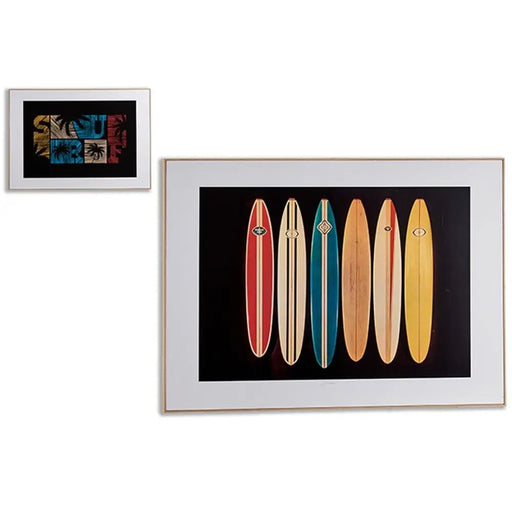 Пластно Gift Decor 77572 77572 Черен Сърф 81,5 x 3 x 121,5