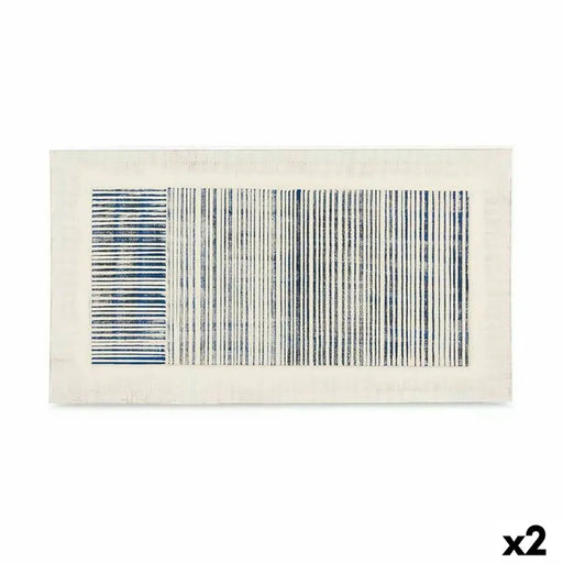 Пластно Gift Decor 82694 82694 Син Бял Райета С облекчение