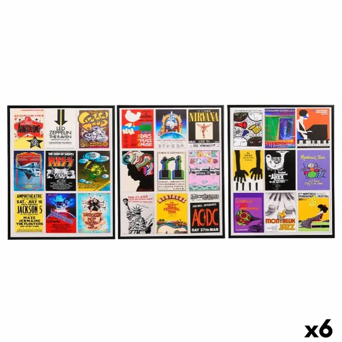 Пластно Gift Decor Музика 40 x 2 x 50 cm (6 броя)