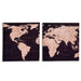 Пластно Gift Decor PC193416 PC193416 Карта на Света 1,5 x