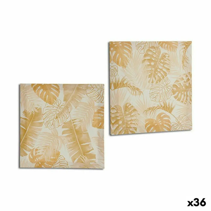 Пластно Gift Decor PC341809 PC341809 Златен Лист