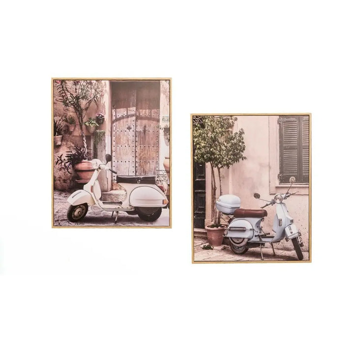 Пластно Gift Decor Син Зелен Сив Vespa 40 x 3 x 50 cm (6