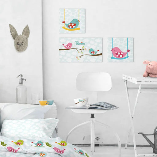 Пластно HappyFriday Mr Fox Little birds Многоцветен 27 x 27