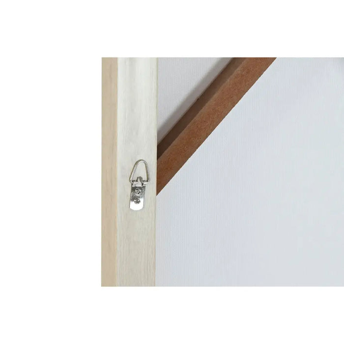 Пластно Home ESPRIT Бял Бежов Рокля Скандинавски 82,5 x 3,5