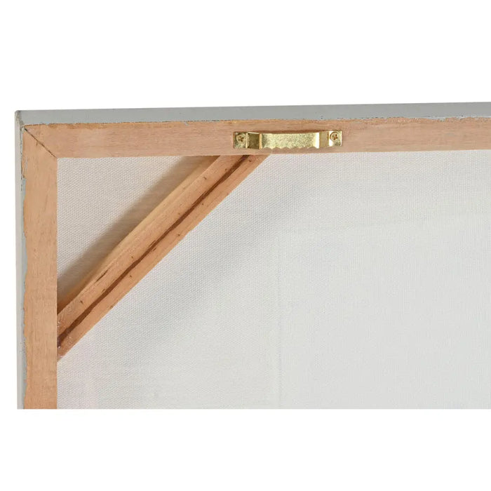 Пластно Home ESPRIT Бял Бежов Абстрактен Град 150 x 3 x 50