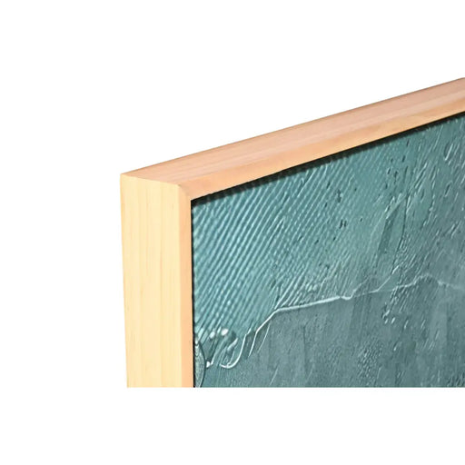 Пластно Home ESPRIT Бял Бежов цвят тюркоаз Абстрактен Плаж