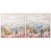 Пластно Home ESPRIT Бял Розов Планина 80 x 3,5 x 80 cm (2