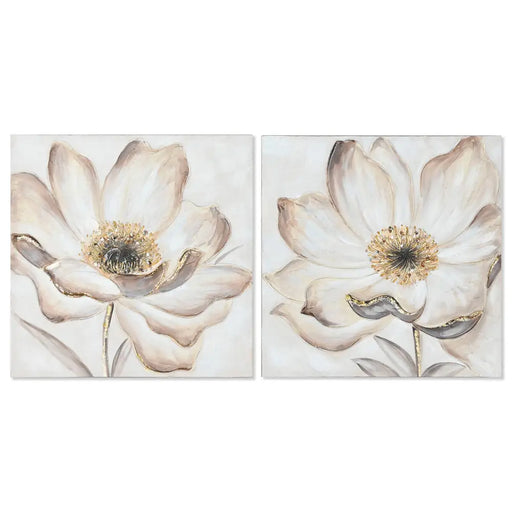 Пластно Home ESPRIT Пластно Дървен MDF 60 x 3 x 60 cm
