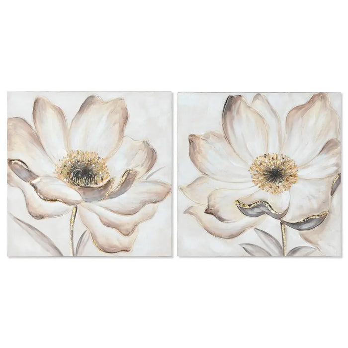 Пластно Home ESPRIT Пластно Дървен MDF 60 x 3 x 60 cm