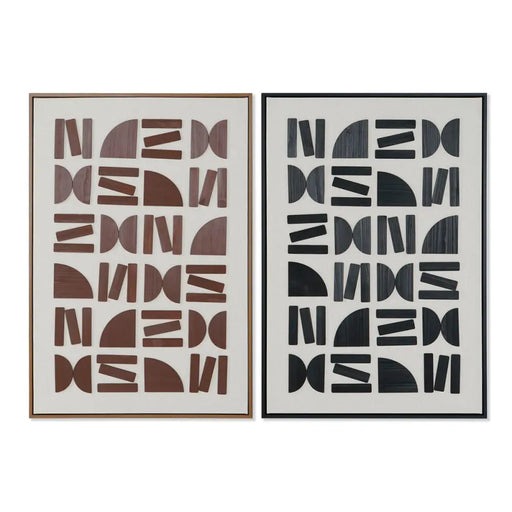 Пластно Home ESPRIT Пластно Дървен MDF 63 x 3,8 x 93 cm