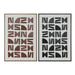 Пластно Home ESPRIT Пластно Дървен MDF 63 x 3,8 x 93 cm
